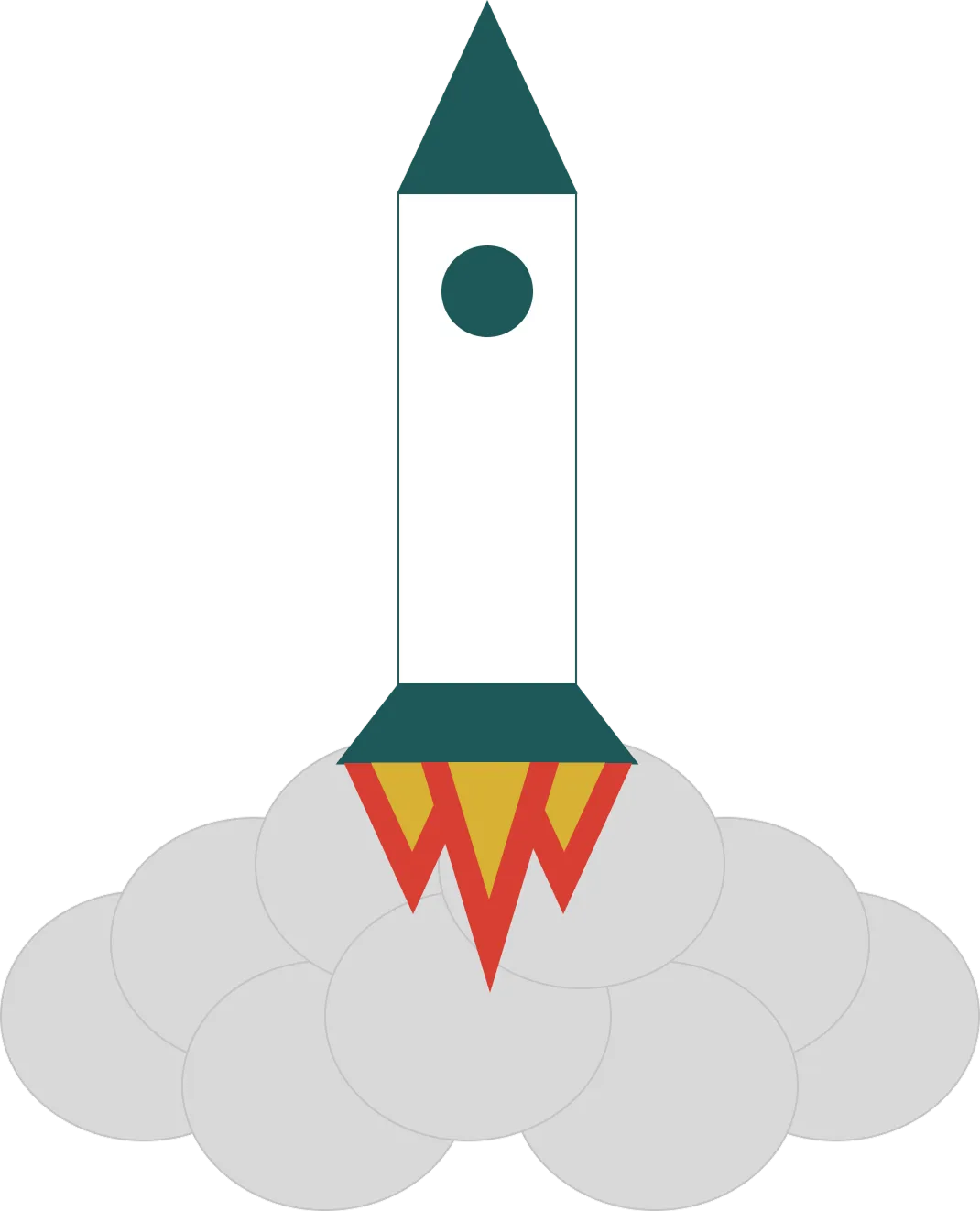Raketenstart der Website